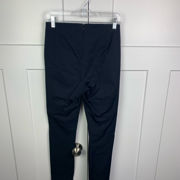 Theory M 6 Navalane Becker Pants Navy Blue High Rise Ankle Skinny office siren - Picture 4 of 5